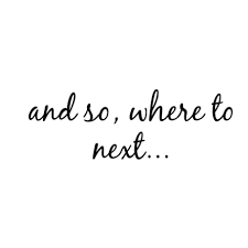 Simple text image asking 'where to next..'